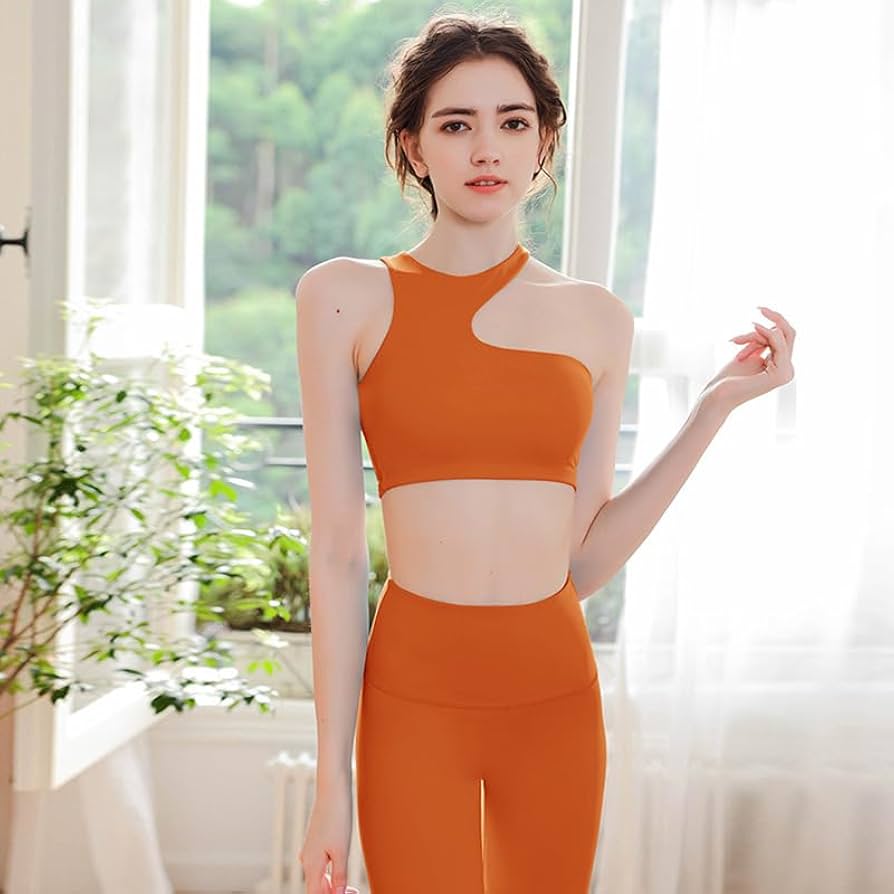 Amazon.co.jp: セクシーヨガウェアセット 首掛け胸磨きスポーツ